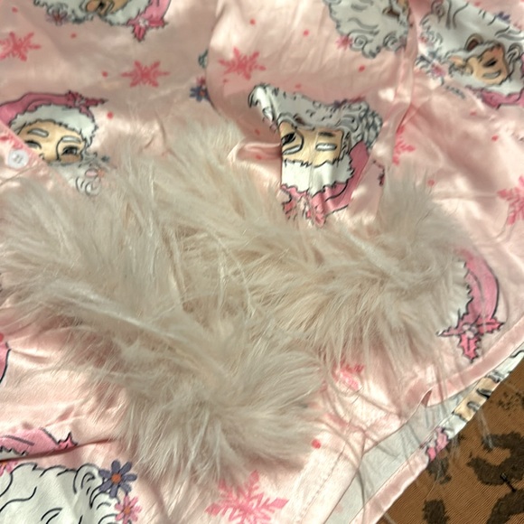 Viral Santa PJs with Fur - Picture 3 of 5